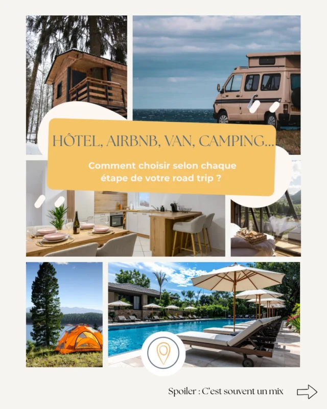 On me demande souvent s’il vaut mieux prendre un hôtel, un airbnb ou même un van lors d’un road trip 🚗🤔Chaque étape a des besoins différents : récupérer, visiter, profiter ou vivre une expérience forte.Mon rôle, c’est de composer le bon mix d’hébergements, au bon moment, selon votre rythme et vos priorités.Voici un exemple concret pour un road trip de 15 jours dans l’Ouest Américain :
Jours 1 à 4 – Los Angeles | HÔTEL 🏨
Arrivée après le vol, découverte de la ville et récupération du décalage horaire.
Un hôtel bien situé pour se déplacer facilement et commencer le voyage en douceurJour 5 – Route 66 | MOTEL VINTAGE 🏨
Une nuit pour vivre l’expérience mythique de la Route 66 dans un motel typiquement américainJours 6 à 11 – Parcs nationaux | VAN AMÉNAGÉ 🚐
Liberté totale pour explorer les grands parcs, dormir au plus près des paysages et adapter le rythme au jour le jour.Jours 11 à 12 – Death Valley | GLAMPING 🏕️
Une parenthèse hors du temps, avec une nuit sous les étoiles. L’expérience insolite du road trip.Jours 12 à 15– San Francisco | AIRBNB
Retour au confort avec une base fixe pour explorer la ville, cuisiner et ralentir après plusieurs jours sur la route.Alors, quel est votre type d’hébergement préféré ?
💬 Envoyez-moi un message
📞 Ou réservez votre appel découverteCélia, votre travel planner 🫶#organisationvoyage #roadtrip #voyagecouple #itineraire #californie